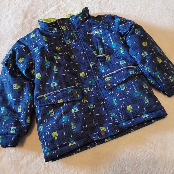 🌺 Like New Boys Kamik Insulated Snow/Ski Jacket
